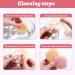 BS-MALL Face Clean Sponge - Gentle Makeup Removal Pads (Pack of 6) | International Shipping Available - Buy Online on SooperMarket.com