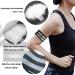 Youyike Double Reflector Set | 4 Reflective Safety Braces for Jogging Cycling & Outdoor Activities | 35x5 cm Black - Buy Online on SooperMarket.com