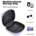 Lilac Plaid Menstrual Cup & Pad Storage Bag - Portable Period Pouch for Women/Girls - Multi-Colored - 1Pcs - Buy Online on SooperMarket.com