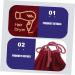 PLAFOPE 2 Pcs Storage Bag Drawstring Toiletry Travel Bag Hair Dryer Storage Pouch Travel Hairdryer Fabric - Buy Online on SooperMarket.com