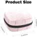 Pink Wall Background Menstrual Cup Pouch - Portable Period Bag for Women & Teen Girls - Multi-colored - Buy Online on SooperMarket.com