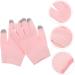 ABOOFAN 1 Pair Pink Gloves Hand Moisturizer Gloves Hand Lotion Gloves Hand Caring Gloves Overnight Spa Gloves Hand Protection Gloves for Dry Hand Moisturizing Gel Casual Socks 21x14cm Pink - Buy Online on SooperMarket.com