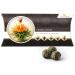 6 tea blower gift box - green tea variations original idea for birthday Mother's Day Christmas great gift not only for women and tea lovers tea blossoms blooming 6 pieces (1 Pack)