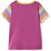 Organic Cotton Baby T-Shirt Applique - Purple (3-6 Months) - Buy Online on SooperMarket.com
