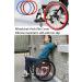 Silicone Wheelchair Push Rim Covers 1 Pair Non-Slip Wheelchair Hand Push Cover Rear Wheel Grips Cover Wheelchair Rear Wheel Cover for Improve Grip and Traction Orange-22inch (Color : Pink Size : 24inch Pink - Buy Online on SooperMarket.com
