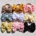 JSGHGDF Girls Bowknot Headband Soft and Stretchy Headwear Elastic Hair Bands Adorments for Infant Toddlers Black - Buy Online on SooperMarket.com