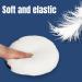 Whaline 4 Pack Velour Powder Puff - 2.9 Inch Washable Cotton Puffs with Ribbon & Case for Foundation Body & Loose Powder (White - Buy Online on SooperMarket.com