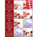 Kalolary 32PCS Red Gel Nail Polish Strips | Waterproof Adhesive Full Wrap Stickers with Nail File and Stick | UV/LED Lamp Required - Buy Online on SooperMarket.com