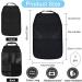 Funmo 2 Pcs Waterproof Car Seat Organiser with 2 Pockets - Kids Back Seat Protector & Storage for Rear Seat - Anti-Kick Design - Black - Buy Online on SooperMarket.com