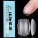 TOMICCA Extra Short Oval Nail Tips Clear Nail Tips Natural False Nails Oval Round French Acrylic Nails Artificial Nails Tips for Girls Women (240 Pcs 15 Sizes) 7.Extra Short Oval