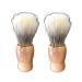 2 pieces classic shaving brush synthetic hair wet shave shaving foam brush