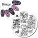 BIEUTEE Nail Art Stamp Template 30 Designs Nail Stamping Stencil Complete Set with 1 Stamp & 2 Scrapers for Stunning Nail Art - Buy Online on SooperMarket.com