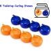 Tabletop Curling & Shuffleboard Game Set - Fun Family Board Game with 8 Rollers, Perfect Gift for Kids & Adults, Travel-Friendly Compact Storage - Buy Online on SooperMarket.com