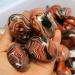 Crystal Rough Natural Smooth Agate Stone Crystal Geode Specimen Madagascar Craft Decor (Size : 4-5cm)