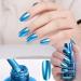 Blue Nail Polish Chrome Metal Nail Varnish Mirror Quick Dry Metallic Effect No UV Needed Nail Art Polish Chrome Nail Polish - Buy Online on SooperMarket.com
