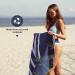 SummerSand Deep Blue Microfiber Beach Towel 63x31.5in - Sand Free & Quick Dry for Pool, Surfing & Travel - Lightweight XL Swim Towel - Buy Online on SooperMarket.com