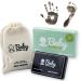 Baby Footprint Kit & Handprint Kit - Baby Safe Black Ink Pad - Capture Your Baby's Cute Hands and feet with Our Baby Hand and Footprint kit with Lifetime inkpad Guarantee