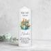 Personalized Baptismal Candle with Forest Animals | Unique Gifts for Godparents | Custom Candle with Baptism Saying | TK022 - Buy Online on SooperMarket.com
