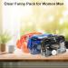 Small Clear Blue Waterproof Belt Bag - Transparent Waist Pack for Women & Men | Ideal for Training Festivals Travel & Concerts - Buy Online on SooperMarket.com
