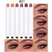 Reddhoon Eyeshadow Stick 6 Colors Matte Shimmer Cream Eyeshadow Pencil Waterproof Long Lasting High Pigmented Eye Shadow Stick Highlighter Crayon Makeup Set for Women Set A (6 Colors) - Buy Online on SooperMarket.com