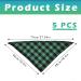 4 Pack Dog Bandanas Dog Bandanas for Large Dogs Adjustable Classic Checkered Bandana for Dogs Stylish Reversible Triangle Dog Bandana for Small Medium Large Dogs Cat Pets - Buy Online on SooperMarket.com