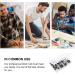 Hemoton Black Rivets Threaded Rivets 120pcs Blind Rivets Aluminium Black .4 .0 .2 Rivet Blind Rivets Nail Fasteners for Home Stainless Steel Rivets Stainless Steel Set - Buy Online on SooperMarket.com