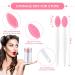 24 Pcs Double Sided Silicone Lip Scrubber Set for Plump Lips | Exfoliating Lip Brush with Container | Soft Cleaning Applicator for Smoother Appearance - Mixed Colors - Buy Online on SooperMarket.com