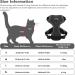 NeuWook Black Cat Harness & Lead Set - Escape Proof, Adjustable Reflective Vest for Small Dogs & Cats - Buy Online on SooperMarket.com