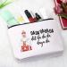 Funny Hamilton Gift: King George III Da Da Da Dat Da Makeup Bag for Hamilton Lovers - Buy Online on SooperMarket.com