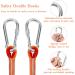 Buy 10mm Nylon Climbing Rope - Outdoor Security & Rescue Rope for Height Work | Fire Rescue & Abseiling Use - Durable Red Static Rope - Buy Online on SooperMarket.com