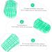 MAGICLULU 2 Pairs Slippers Quick Drying Shower Slippers Green Home Indoor Slippers Non Dorm Shoes Gym Foot Spa Soak Tub Shower Footware Massaging Travel Pvc Household Plastic Barrel 23x9cm 6x2pcs Greenx2pcs - Buy Online on SooperMarket.com