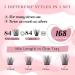 168 Pcs Mixed Cluster Lashes DIY Eyelash Extensions - First Glance+Adore D-Mix | Super Thin Band, Soft & Easy to Wear - Individual Lashes 10-16mm - Buy Online on SooperMarket.com