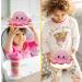 FASTEXX Octopus Reversible Plushie - Double-Sided Flip Mood Octopus - Sweet Gift for Kids & Family - Pink/Pink - Buy Online on SooperMarket.com