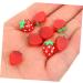 FRCOLOR 300 Pcs Nail Fruits Decoration Strawberry Nail Tool Lip Gloss Hand Cherry Slices Fruit Flatback Travel Bottles for Toiletries Nail Fruit Slices Pineapple Accessories Red Resin 3d - Buy Online on SooperMarket.com