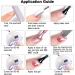 RARJSM Cat Eye Gel Nail Polish Set with Magnet Stick 9D Galaxy Velvet Silver Glitter Nude Purple Pink Red Champagne Gold Brown 6 Colors Ice Jelly Gel Polish UV LED Curing Requires Soak Off Home Salon Nude Cat Eye Set - Buy Online on SooperMarket.com