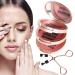 Magnetic Eyelashes without Eyeliner 4 Pairs Reusable False Lashes Natural Look 3D Effect Waterproof Fake Eyelash Set with Applicator Pink