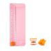 Paper Cutter A5 Paper Trimmer Titanium Scrapbooking Tool with 1pcs Replacement Cutting Blade,for Scrapbooking, Picture Cutting, Label Design, Photos,Comes with a Replacement Cutting Blade Blade Pink