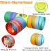 Malier Cat Toys Set Collapsible Tunnels, Interactive Feather Toy, Crinkle Balls, 3 Way Tube Indoor Cat & Kitten Play Set - Buy Online on SooperMarket.com
