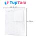 TupTam Baby Changing Mat with 2 Terry Cloth Covers - Stars Blue Gray 70 x 50 cm | International Shipping Available - Buy Online on SooperMarket.com