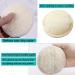 Natural Loofah Face Exfoliator Pads - 100% Handheld Scrubber for Bathing and Showering - Ideal for Spa Facial Cleansing - Men and Women - 2pcs - Buy Online on SooperMarket.com
