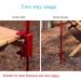 HIKEMAN Folding Lantern Stand Pole - Portable Light Holder for Camping & Outdoor Activities (Red) - Buy Online on SooperMarket.com