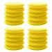 XROLAND Wax Foam Sponge 20Pcs Car Round Waxing Polish Wax Foam Sponge Applicator Pads 10Cm Cleaning Sponge Clean Washer Washing Tool Car Clean