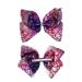 Siwa Style 8 Inch Large Mermaid Hair Bow Alligator Clips - Perfect Xmas Gift for Girls - Buy Online on SooperMarket.com