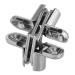 Buy Invisibly Hidden Cross-Covered Sensory Necklace - White Hinges Cabinet Fittings & Toddler Bite Ring Pearl Door Hinge | Silver XS (S) - International Shipping Available - Buy Online on SooperMarket.com