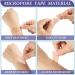 Tondiamo Micropore Tan Surgical Tape - 1 Inch x 10 Yards (12 Rolls) | Skin-friendly Adhesive Medical Tape for Face, Nose, and Mouth | Breathable and Non-Woven Paper Tape - Buy Online on SooperMarket.com