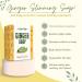 Miw Piw Ginger Soap Lymphatic Drainage Pack 6 - Anti-Cellulite & Skin Tightening Formula - Natural Detox Soaps for Deep Cleansing & Rejuvenation - Type B - Buy Online on SooperMarket.com