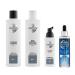 Nioxin System Kit 2 Cleanse Condition & Treat the Scalp for Thicker & Stronger Hair 3 Month Supply + Night Density Rescue Overnight Leave-in Antioxidant Serum for Hair Density and Thickness