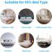 KCRET Toddler Bed Rail - Upgraded Safety Guardrail for Twin, Double, Full, Queen & King Mattress - Breathable Fabric - 78.730 Grey - Buy Online on SooperMarket.com