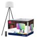Tint Smart Outdoor LED base lamp Khaya including remote control-controllable by Alexa or remote control-with white (1800-6500 K) and colored light RGB-splash-proof (IP44)