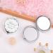8-Piece Pocket Makeup Mirror Set & Hair Ties for Bachelorette Party - Silver | Bride, Maid of Honor, Bridesmaid Proposal Gifts - Buy Online on SooperMarket.com